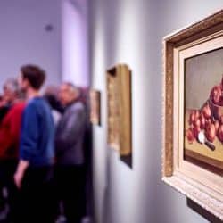 Îles réunies, Musée d'art de Joliette (vue de la toile Nature morte aux oignons d'Ozias Leduc.